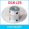 D18*L25 Shaft Coupling flexible 3/4/5/6/6.35/7/8/10 mm CNC Motor Coupler