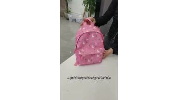 Plush children's backpack
