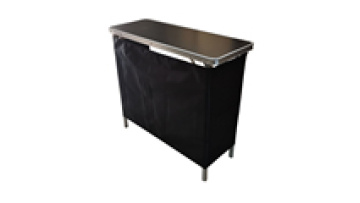 High Quality Cheap Aluminum Folding Table with Black Frame Painting1