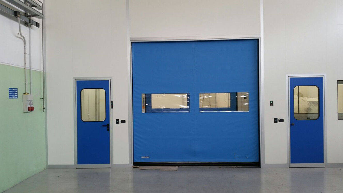 zipper self repairing high speed door