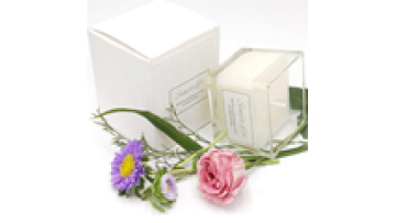 5cm*5cm High Quality Perfumed Fragrance Luxury Square Clear Aroma Therapy Glass Candle Jar with Packing1