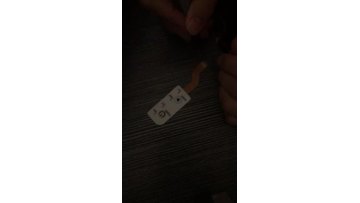 Red LED 3 button membrane switch