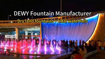 Dryland fountain + Tidal waterfall