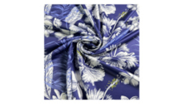 Tropical Hibiscus Knitting Digital Printed Moisture-Wicking Dry Fit Fabric for Sportswear1