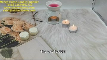 white wax tealight