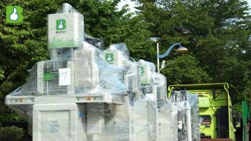 Double sliding LSR injection molding machine 