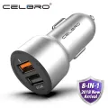 Car Charger Quick Charge 3.0 Dual USB Car-Charger for Mobile Phone QC3.0 QC 3.0 Fast Car Charging USB Charger Adapter FCP Rapid