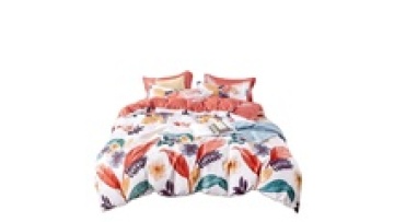 Custom microfiber bed set luxury print design bedding duvet cover set for bedroom1