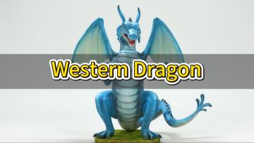 Blue Western Dragon
