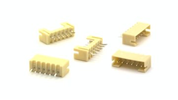PH2.0 Wafer Pin Header Connector: WAFER PH2.0 180 Degree DIP With Kinked Pin 6P