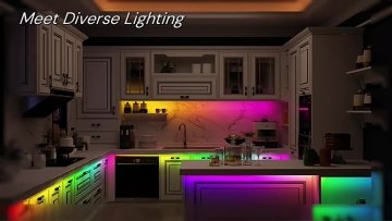 Tuya APP Smart Wifi LED Strip Light RGBW 12V 5050 Alexa Google Voice & Remote Control Holiday Party Club Bar Home Decor1