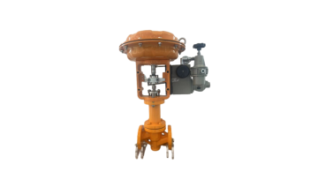 Pneumatic bellows lined  fluorine control valve