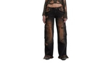Latest Distressed Cotton Baggy Denim Jeans Jean Cargo Trousers Design for Men1