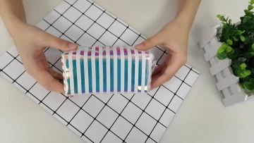 Custom laser TPU cosmetic bag