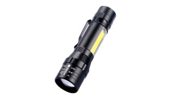 Wason Bright USB LED Handheld Flashlight With COB Side Lights Portable Flashlights For Camping, Hiking, Emergency And Daily Use1
