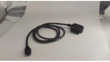 Black diagnostic car diagnostic connector wire