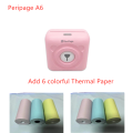 Goojprt A6 Portable Bluetooth 4.0 Thermal Photo Printer Wireless Inkless Mini Pocket Printers For Ios Android Pc Soft Case Fotos