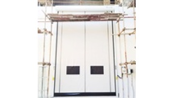 High Speed Anti-Collision Self-Reset Zipper Shape  Pvc Shutter Soft Fast Rolling Door With Imported Motor1