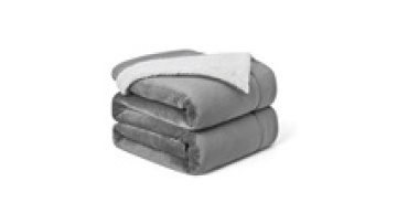 Coral Fleece Micro Fiber Flannel and Sherpa King Size Micro Fleece Blanket1