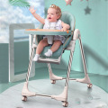 Folding Baby High Chair Toddler Feeding Chair Portable Baby Dining Chair Children Highchair Kids Booster Seat for Dining 0~3 Y