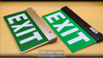 Fire emergency exit sign