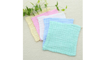 Children's Cartoon Pure Cotton Six-Layer Square Towel 25*25cm Saliva Handkerchief 40 Strands Gauze1