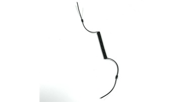 Custom TPU Coiled Spring Wire, Open End to Open End Cable