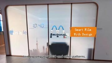 Smart film with design