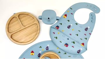 silicone bib Video MFZ-B001