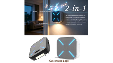 FLD-W2501 Wireless Doorbell With Nightlight (1)