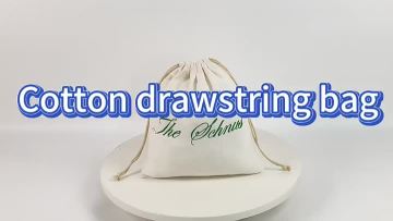  Cotton-canvas Drawstring Bags