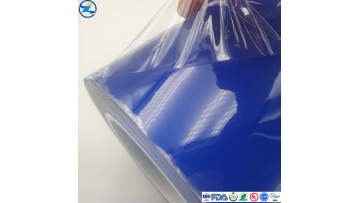 Super Clear Blue Soft PVC Stretch Films Raw Materi