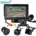 Car Reversing Display System with 4.3" LCD Monitor Parking Rear View Camera Optional