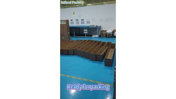 Neatly arranged packing boxes