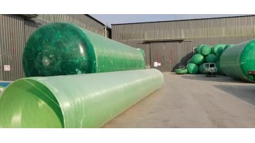 Used to filter waste water and garbage 30m3 frp septic tank1