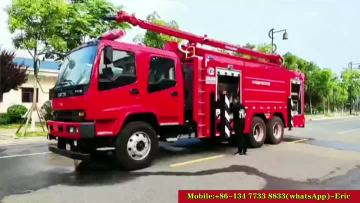 ISUZU water tower fire truck