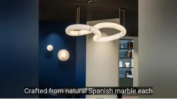 Unique and Modern Spanish Marble Pendant Light Design1