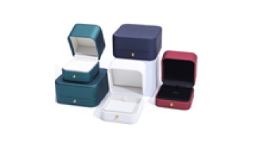 Hanhong factory wholesale custom logo square jewelry packaging box wedding necklace gift box earrings ring jewelry box1