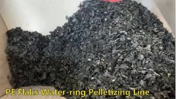 PP PE flakes granulating machine