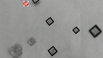 OEM Wholesale Best 100% Polyester Stretch Mesh Fabric Water Resistant Woven Pattern Hot Stamping Printing Lining Garments GRS1