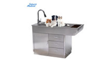 Stainless Steel Pet Examination and Surgical Table for Veterinary Use1