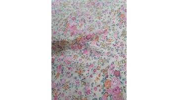 100% woven rayon poplin printed fabric