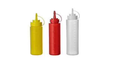 Various Sizes Empty Plastic PE Squeeze Bottles for Condiments1