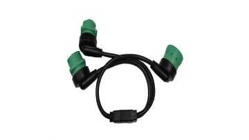 9Pin Male to Dual 9Pin Female Y-Splitter