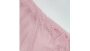 High Quality beautiful pink pleated dress ppleats fabric dress tulle fabric for women1