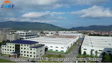 aerial documentary of industrial plant area