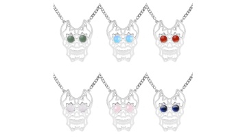 SN1828S Skull Necklace