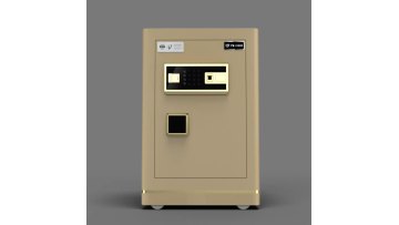 yingbo gold color fingerprint digital lock home use safes1