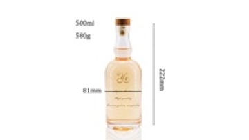 Factory Transparent Bottle Glass Wine Bottle Customized Liquor Vodka Glass Bottle1
