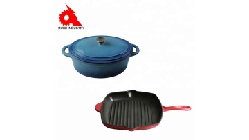 Manufacturing enamel coated cookware cast metal iron pot1